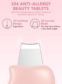 Stainless Face Spatula Skin Blackhead Scraper Remover Tool Pore Scraper Heart Face Scraper For Women Men Facial Deep Cleansing Tool