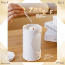 加湿器 卓上 小型 Type-C充電式 卓上加湿器 除菌 大容量600ML 超音波式加湿器 次亜塩素酸水対応 車載加湿器 静音 持ち運び便利 軽量 コンパクト コードレス - ホワイト - チェックする 7
