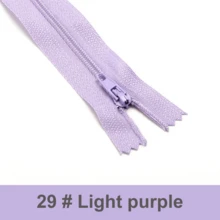 10 件/5 件 7.8 英寸 #3 尼龙彩色拉链，30 种混合颜色，裙子、衣服、裤子、床上用品的缝纫用品 - 多色 - 查看 14