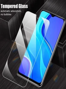 5片装高清钢化玻璃屏幕保护膜，适用于vivo/OPPO智能手机，性价比更高，防水防油，防碎裂，还原裸屏画质，提供舒适的屏幕保护体验，日常防护、办公、家用手机屏幕保护膜，防水防震防摔防刮花。