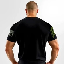 Men's Original Dry Fit Punisher Camouflage T-Shirt For Muscle Fit Training