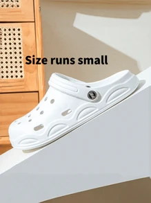 Leichte und atmungsaktive EVA Soft-Boden Slip-On Sandalen für Damen, geschlossene Zehe Outdoor Pantoffeln, rutschfeste Strandschuhe, Unisex