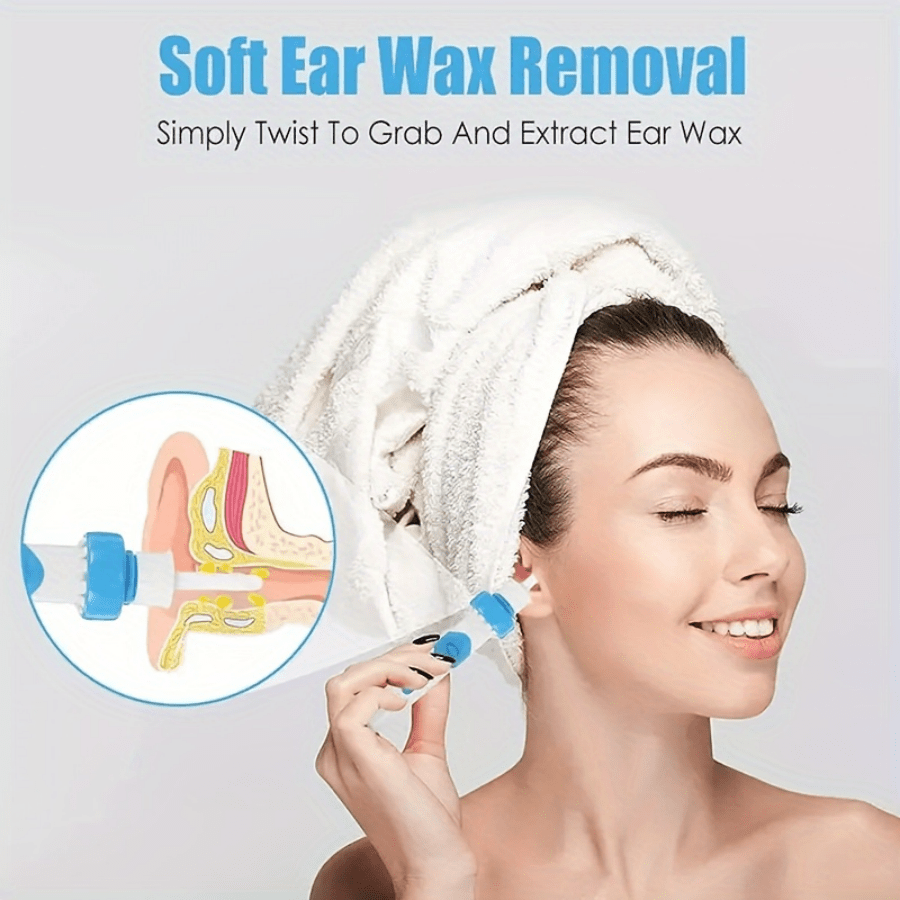 SOKANY Electric Ear Suction Tool, Ear Suction Device, Soft Head Cleaner, Ear Spoon, Dropper, Ear Cleaner, Ear Cleaning Wax Remover-Battery Powered, Without Battery