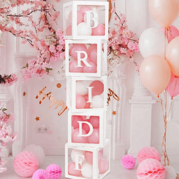 5 buc. cutie de baloane decorative pentru petrecerea burlacilor, 25 cm, cu 10 autocolante - potrivite pentru petreceri de logodnă, decorarea centrului de nuntă, recuzita pentru cabina foto, decorarea fundalului petrecerii de nuntă, cadouri de vară, ziua de naștere, plajă, înapoi la școală, rechizite școlare, decor cameră
