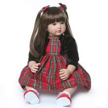 Rebirth Doll 20 Inch Girl 3D High Color Skin Vinyl Base Cloth Body Doll Accessories Multi Color Set Suitable For Children Aged 3 And Over - Multicolor - View 4