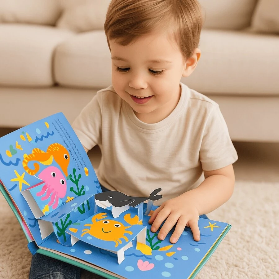Children's Book Joy With Pop-Up Surprises That Jump! - ANIMALS - View 1