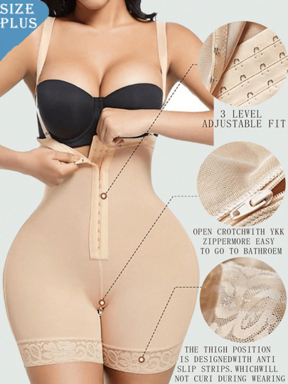 1 Pc Shapewear For Women Tummy Control Stage 2 Post Surgery Compression Garment Full Body Shaper Butt Lifter