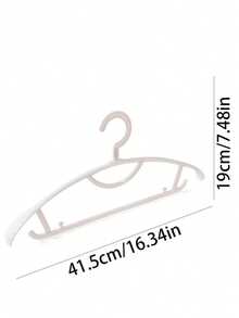 6个装加厚防滑宽肩衣架，适用于家庭、学校、宿舍、酒店 - 查看 4