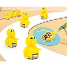 Pista de Pato Escorregador Divertida Com 9 Filhotes Luzes e Sons - Amarelo - Visão 7