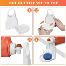 1pc-Laundry Detergent Cup Holder, Softener Drip Tray, Say Goodbye To Dirty Dripping, Foldable Laundry Detergent Cup Holder, Overflow-Proof Portable Cup Holder Back To School