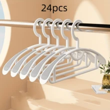 Percha de ropa de doble uso antideslizante para el hogar, previene la tensión en los hombros - Multicolor - Ver 16