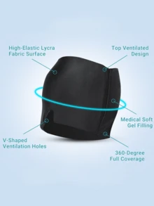 Mũ giảm đau nửa đầu, mũ chườm đá gel làm mát, mũ trị liệu nóng lạnh kép, giảm đau nửa đầu và hạ sốt, chăm sóc da đầu như ở spa, mặt nạ ngủ mềm mại thoải mái, có màu đen/xám/hồng, ôm sát khuôn mặt, thích hợp sử dụng trong nhà và ngoài trời, phù hợp với mọi lứa tuổi. - Một cỡ - Xem 9