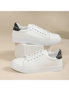 Zapatillas de deporte de moda para mujer Zapatos cómodos para caminar - Blanco - Ver 1