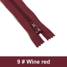 10 件/5 件 7.8 英寸 #3 尼龙彩色拉链，30 种混合颜色，裙子、衣服、裤子、床上用品的缝纫用品 - 多色 - 查看 23