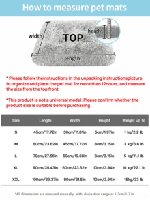 1PC Washable Plush Pet Crate Bed For Dog Anti-Slip Pet Mat Bed For Cat Fluffy Comfy Pet Sleeping Mat For Large, Medium, Small Dogs Breeds ,Please Arrange It By Hand Before Use, And It Is Recommended To Buy One Size Larger. - Dark Grey - View 4