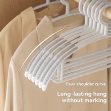 Percha de ropa de doble uso antideslizante para el hogar, previene la tensión en los hombros - Multicolor - Ver 6