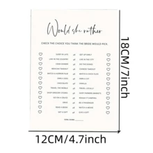20 trò chơi tiệc độc thân Ai biết cô dâu Thẻ tốt nhất, Hoạt động vui nhộn cho đám cưới, tiệc độc thân và tiệc độc thân, Giáng sinh - trắng - Xem 4