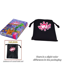 1 pieza Juego de Cartas Virus 1/Virus 2 - Juego de Estrategia Tranjis de Mesa, para 2-8 Jugadores, Empaquetado Individualmente (Fácil Almacenamiento y Transporte), Instrucciones Multilingües (Inglés/Francés/Español), Mejor Juego de Pensamiento, Adecuado para Adolescentes/Adultos, Reunión Familiar, Idea de Regalo Única para el Día de San Valentín, Año Nuevo, Boda, Regalo de Año Nuevo, Regalo de Día de la Independencia
