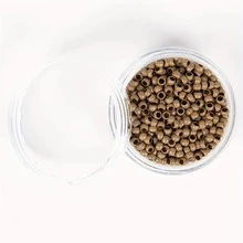 AliLeader 2.5mm*1.5mm*2mm 奈米銅環 1000個/瓶 微型環 微鏈接珠 I-Tip 接髮工具用 微晶片 萬聖節 - 彩色 - 查看 15