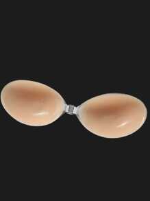 Sujetador autoadhesivo sin tirantes: Pezoneras de silicona sexy para mujeres. Tirantes, ideales para fotos de boda. Adecuado para pechos pequeños, estilos grandes y gruesos. Excelente para fotos de boda, diseño recogido. Uso en verano, delgado, transpirable e invisibles pezoneras para ropa interior