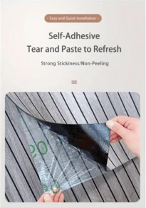 1 Roll, 4mm Thick Self-Adhesive 3D Textured Wallpaper, Wood Grain Design - SXP Self-Stick, Suitable For DIY Home Decor, Perfect For Ceiling, Partition And Curved Surfaces, Can Be Used On Walls, Floors And Ceilings, Suitable For Living Room And Other Spaces. - Poplar - View 5