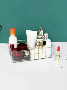 1pc/4pcs/5pc/6pcs/7pc/10/25pcs Transparent Cosmetic Storage Box, Drawer Storage Box, Compartmentalised Storage Containers, Freely Combinable, Cosmetic Organiser, Suitable For Home, School, Dormitory, Office Storage,Ideal For Home Storage And Organisation, Suitable For Women's Gift Boxes, Holiday Gift Boxes, Valentine's Day Gift Boxes, Valentine's Day Decorations,Girlfriend Gifts.