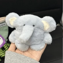 Wnter 1件装趣味丑陋手机壳，蓝色大象耳朵毛绒手机壳，适用于 1/2、Pro、3、Pro（第二代）、4 - 藍色 - 查看 5