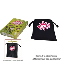1 pieza Juego de Cartas Virus 1/Virus 2 - Juego de Estrategia Tranjis de Mesa, para 2-8 Jugadores, Empaquetado Individualmente (Fácil Almacenamiento y Transporte), Instrucciones Multilingües (Inglés/Francés/Español), Mejor Juego de Pensamiento, Adecuado para Adolescentes/Adultos, Reunión Familiar, Idea de Regalo Única para el Día de San Valentín, Año Nuevo, Boda, Regalo de Año Nuevo, Regalo de Día de la Independencia