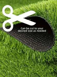 قطعة واحدة من عشب صناعي/ سجادة عشب لملعب كرة القدم الخارجي ، تصميم هندسي