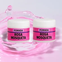 Kit com 2 Pomadas Clareadoras Rosa Mosqueta com Dolomita 30g | Clareamento de Manchas, Virilhas e Axilas
