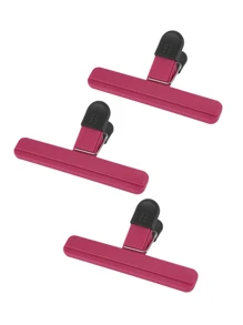 Pinzas para patatas fritas, pinzas grandes portátiles para bolsas de patatas fritas, clips de agarre hermético de varios tamaños para almacenamiento de alimentos con sello hermético, herramienta de sellado para bolsas de patatas fritas, ropa, papeles y carpetas, accesorios de organización de cocina