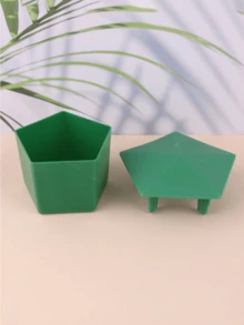 1/3/5/8 件纯色塑料蛞蝓和蜗牛陷阱，简易绿色花园害虫控制蜗牛盒，无需电池，非常适合花园害虫管理 - 綠色 - 查看 5