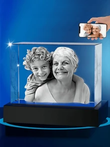 1 pièce Cristal personnalisé, Cristal photo 2D personnalisé, Cristal gravé au laser avec votre propre photo, Cadeau commémoratif pour animal de compagnie, Porte-bougie en cristal, Décoratif, Exquis, Élégant, Haute qualité, Mignon, Moderne, Personnalisé, Unique, Cadeau personnalisé, Convient pour la décoration de la chambre, la décoration de la maison, la décoration de la chambre à coucher, la décoration de mariage, les cadeaux personnalisés, les décorations de remise des diplômes, la décoration du salon, les cadeaux de remise des diplômes, les cadeaux pour les enseignants, les cadeaux pour la fête des mères