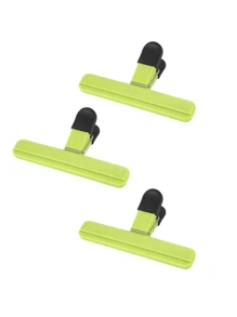 Pinzas para patatas fritas, pinzas grandes portátiles para bolsas de patatas fritas, clips de agarre hermético de varios tamaños para almacenamiento de alimentos con sello hermético, herramienta de sellado para bolsas de patatas fritas, ropa, papeles y carpetas, accesorios de organización de cocina
