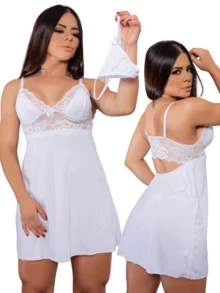 Women Nightgowns & Sleepshirts - 白色 - 查看 5