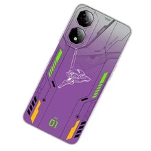 Funda Compatible con Nubia Eva Test Type Unit 01 Protector Genesis Carcasa Anticaídas a Prueba De Golpes Evangelino TPU. - Transparente - Ver 1