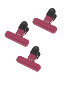 Pinzas para patatas fritas, pinzas grandes portátiles para bolsas de patatas fritas, clips de agarre hermético de varios tamaños para almacenamiento de alimentos con sello hermético, herramienta de sellado para bolsas de patatas fritas, ropa, papeles y carpetas, accesorios de organización de cocina