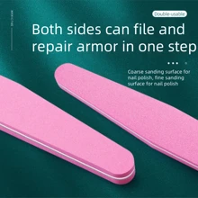 Professional Manicure Tools Set - Nail File + Sponge File + Polishing Buffer Block
