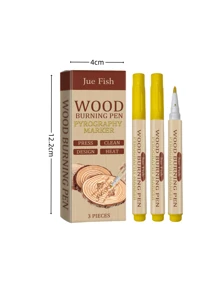 Woodworking Pyrography Pen, Wood Burning Marking Pen For Kids DIY Handcrafts Design Burning Art