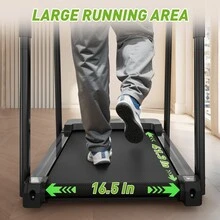 FYC Foldable Treadmill For Senior, 2 In 1 Folding Exercise Treadmill With Long Handrail, 300 Lbs Capacity 0.5-7.5 MPH - US B Type Plug(110-127V) - View 8