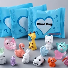 20pcs/Set Adorable Mini Animal Surprise Mystery Bags - Fun Party Favors For New Year, Easter, Valentine's Day! Ideal For Gifts, Home Decor And Holiday Celebrations (Various Colors And Styles)