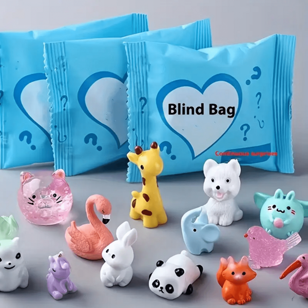 20pcs/Set Adorable Mini Animal Surprise Mystery Bags - Fun Party Favors For New Year, Easter, Valentine's Day! Ideal For Gifts, Home Decor And Holiday Celebrations (Various Colors And Styles)