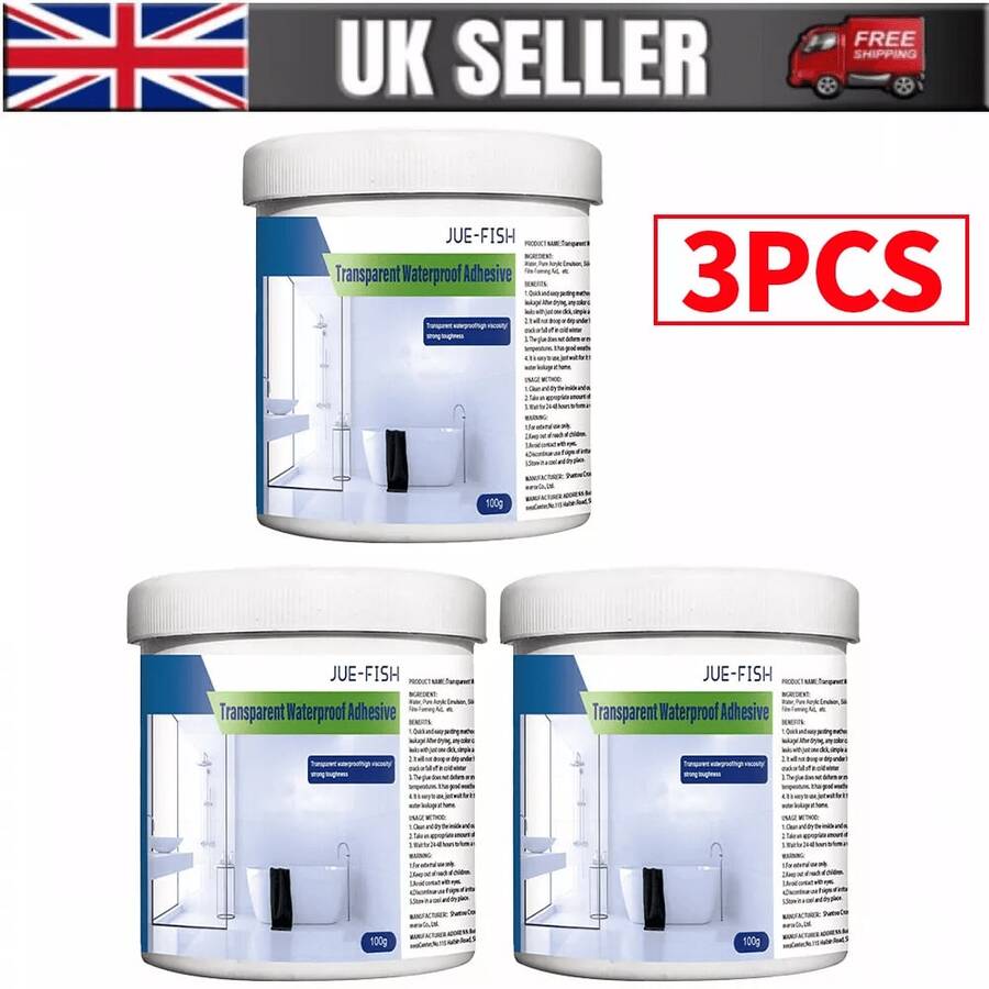 NetHong 3X Bathroom Transparent Waterproof Glue Waterproof Coating Agent Long-Lasting - White - View 1