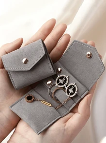 Portable Multifunctional Small Jewelry Roll Bag Storage Bag Mini Storage Newspaper Earrings Ring Necklace Storage Bag, Suitable For Travel, Vacation, School Rebate, Vacation Camping, Send Girlfriends, Send Girlfriends, Send Mom, Send Their Own Perfect Holiday Gift! Back To School