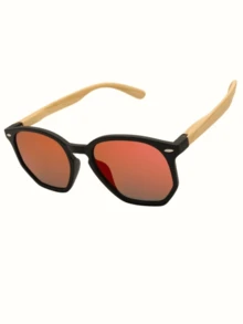 Men Sunglasses - 紅色 - 查看 4