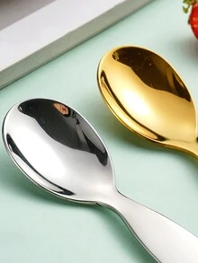 2件組客製化文字304不鏽鋼兒童餐具套組，嬰兒幼兒餵食餐具組，個性化嬰兒禮物，嬰兒洗禮禮物，刻字餐具 - 彩色 - 查看 4