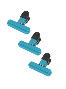 Pinzas para patatas fritas, pinzas grandes portátiles para bolsas de patatas fritas, clips de agarre hermético de varios tamaños para almacenamiento de alimentos con sello hermético, herramienta de sellado para bolsas de patatas fritas, ropa, papeles y carpetas, accesorios de organización de cocina