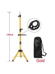 AliLeader Supporto regolabile per manichino della testa da 55 pollici, supporto per parrucca in acciaio pesante, treppiede per formazione in cosmetologia e acconciatura, con vassoio, per uso in salone e a casa