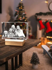 1 pièce Cristal personnalisé, Cristal photo 2D personnalisé, Cristal gravé au laser avec votre propre photo, Cadeau commémoratif pour animal de compagnie, Porte-bougie en cristal, Décoratif, Exquis, Élégant, Haute qualité, Mignon, Moderne, Personnalisé, Unique, Cadeau personnalisé, Convient pour la décoration de la chambre, la décoration de la maison, la décoration de la chambre à coucher, la décoration de mariage, les cadeaux personnalisés, les décorations de remise des diplômes, la décoration du salon, les cadeaux de remise des diplômes, les cadeaux pour les enseignants, les cadeaux pour la fête des mères