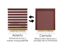 Kynley 雙層日夜捲簾，窗戶捲簾 45-160x180cm，易於安裝，適用於窗戶和門，半透明和不透明。